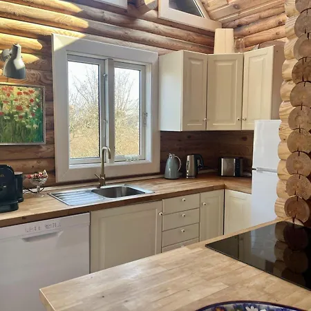 Reizendes-balkenhaus-mit-uriger-atmosphaere Feriehus Hejls